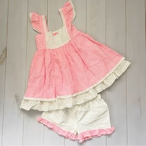 Well Dressed Wolf Pink Stripe Cameron Tunic Set